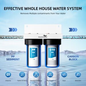 2-Stage: Whole House Cartridge System (10"x4.5" - Essential)