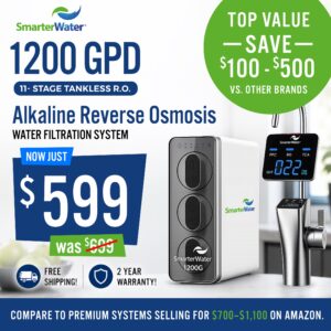 🏆 MAXIMUM PERFORMANCE - Reverse Osmosis Water Filter System - SW1200G